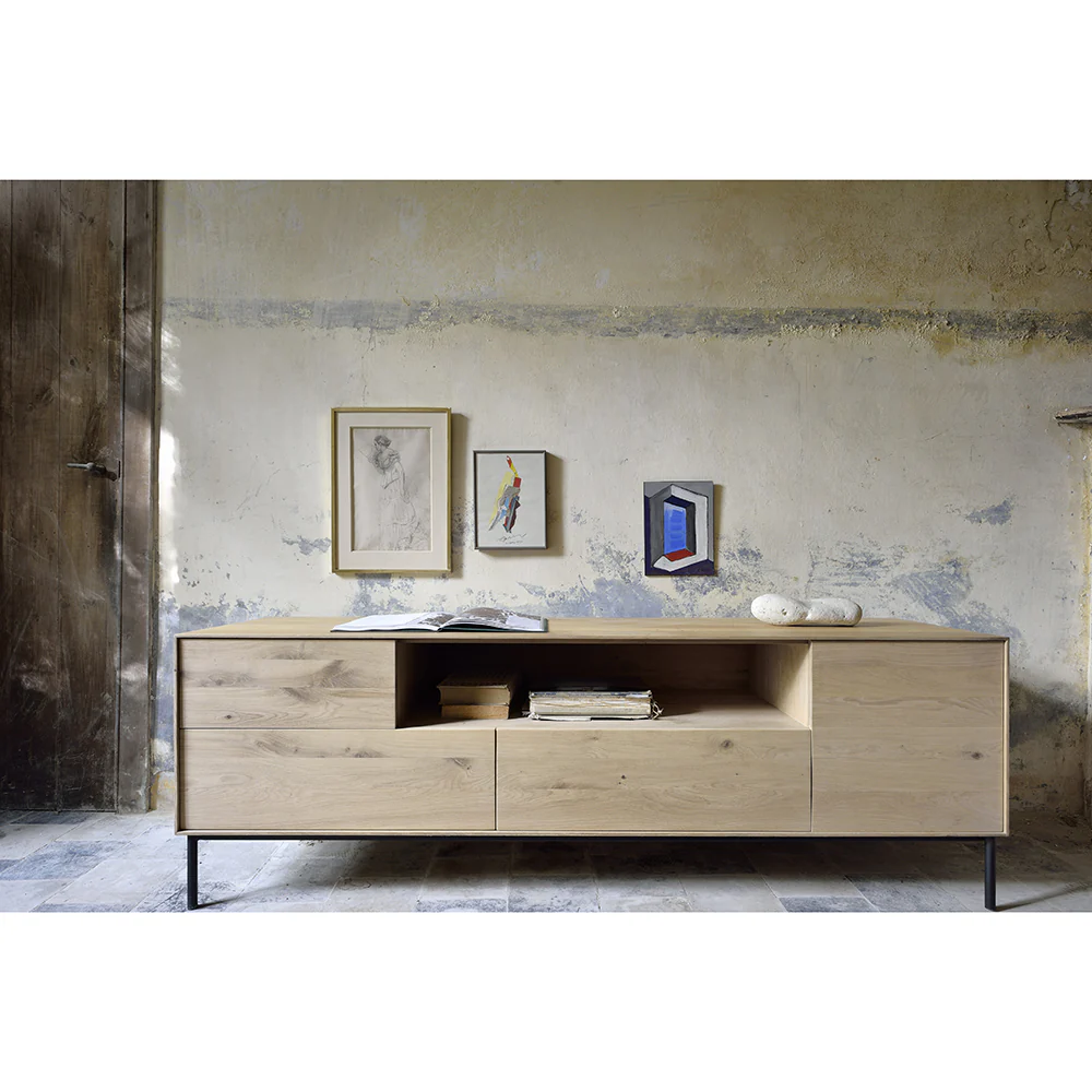 Whitebird TV Media Cabinet - Oak - Image 3
