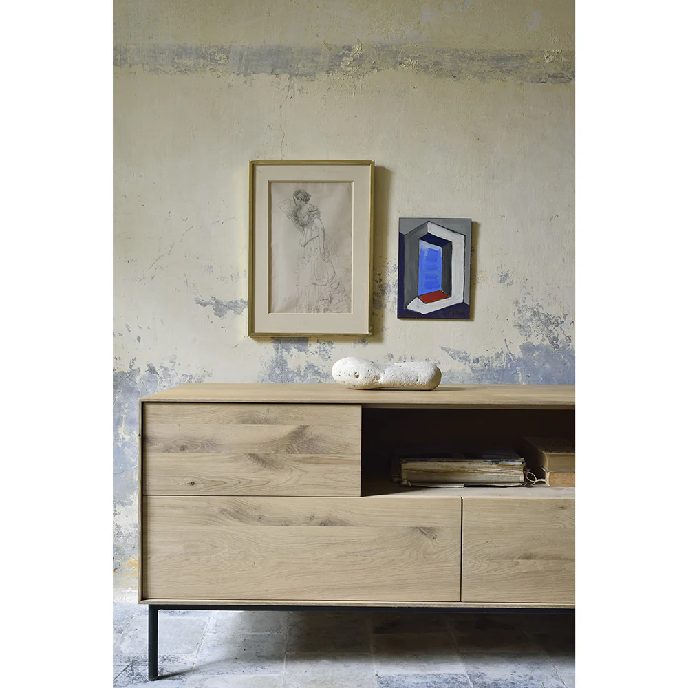 Whitebird TV Media Cabinet - Oak - Image 4