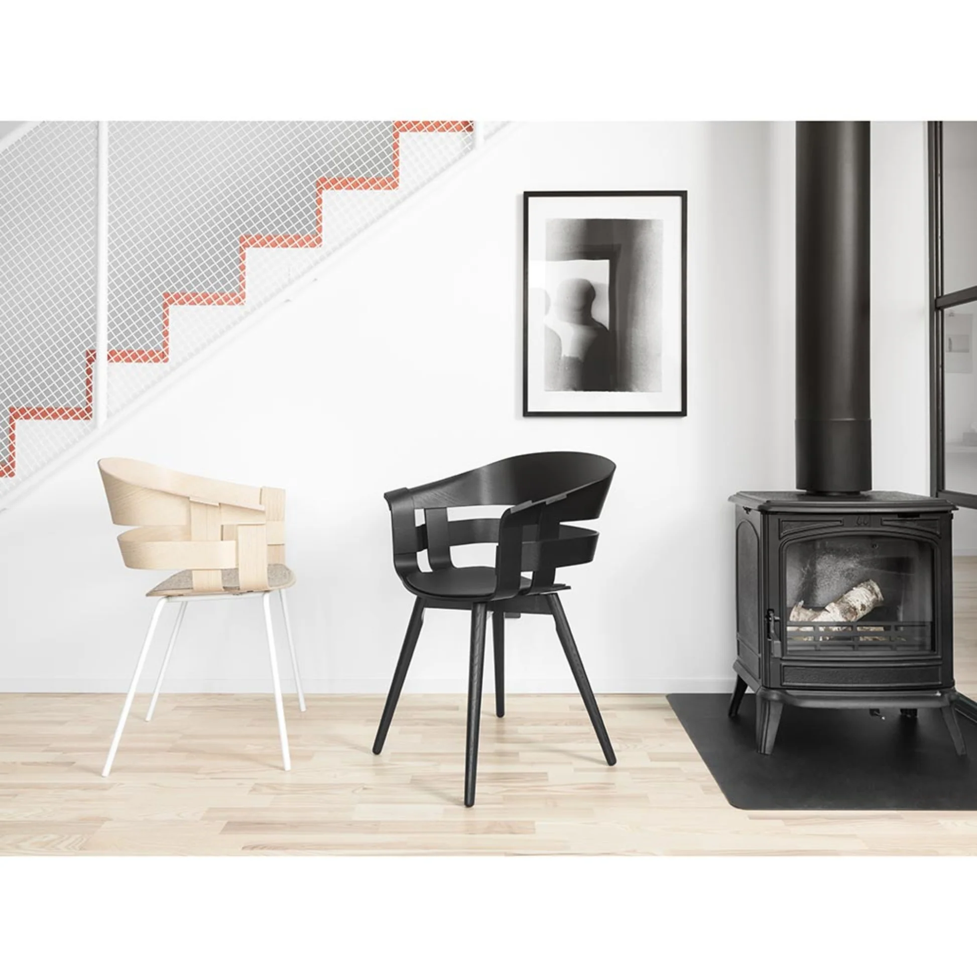 Wick Chair - Black Seat, Black Base - Image 5