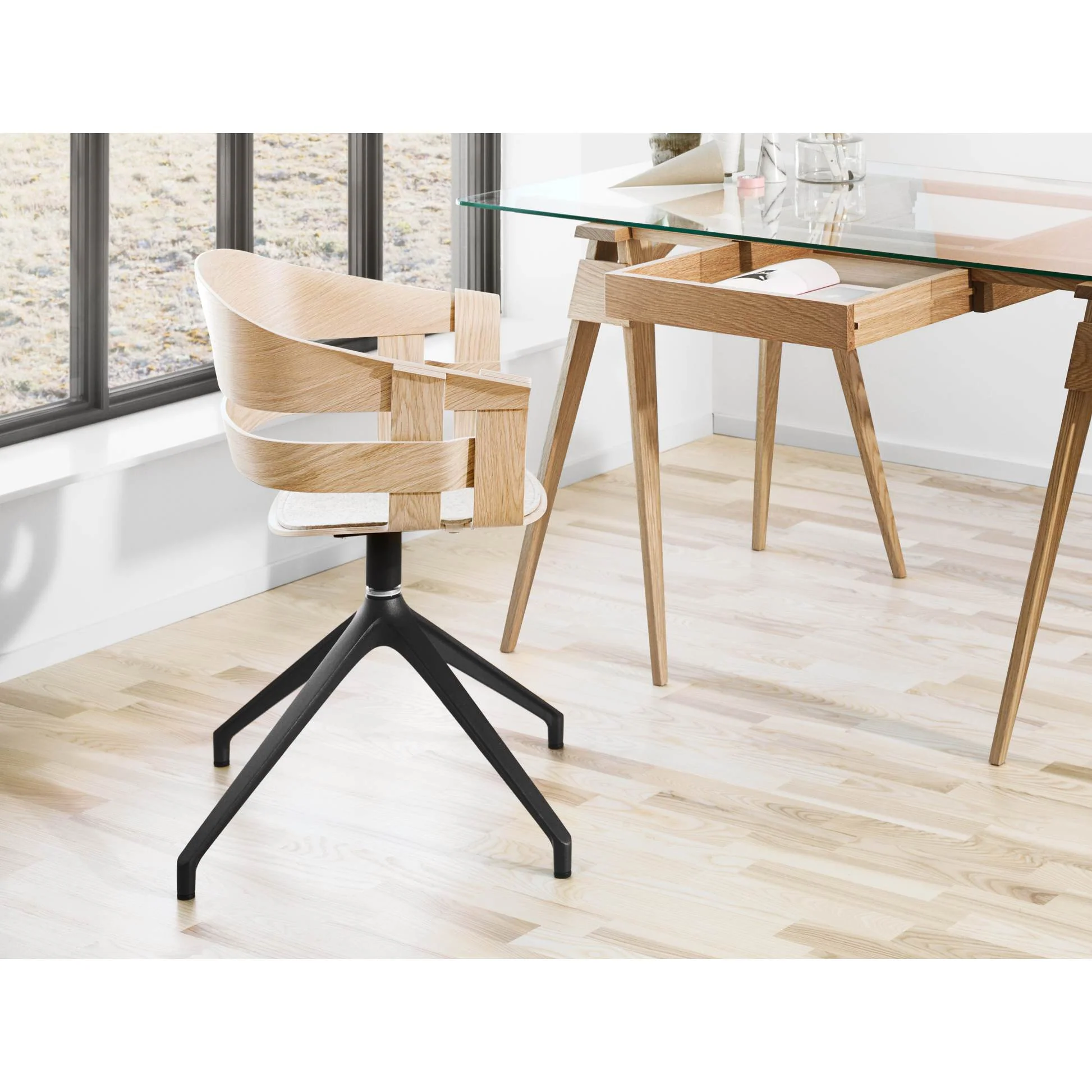 Wick Chair - Black Seat, Black Base - Image 10