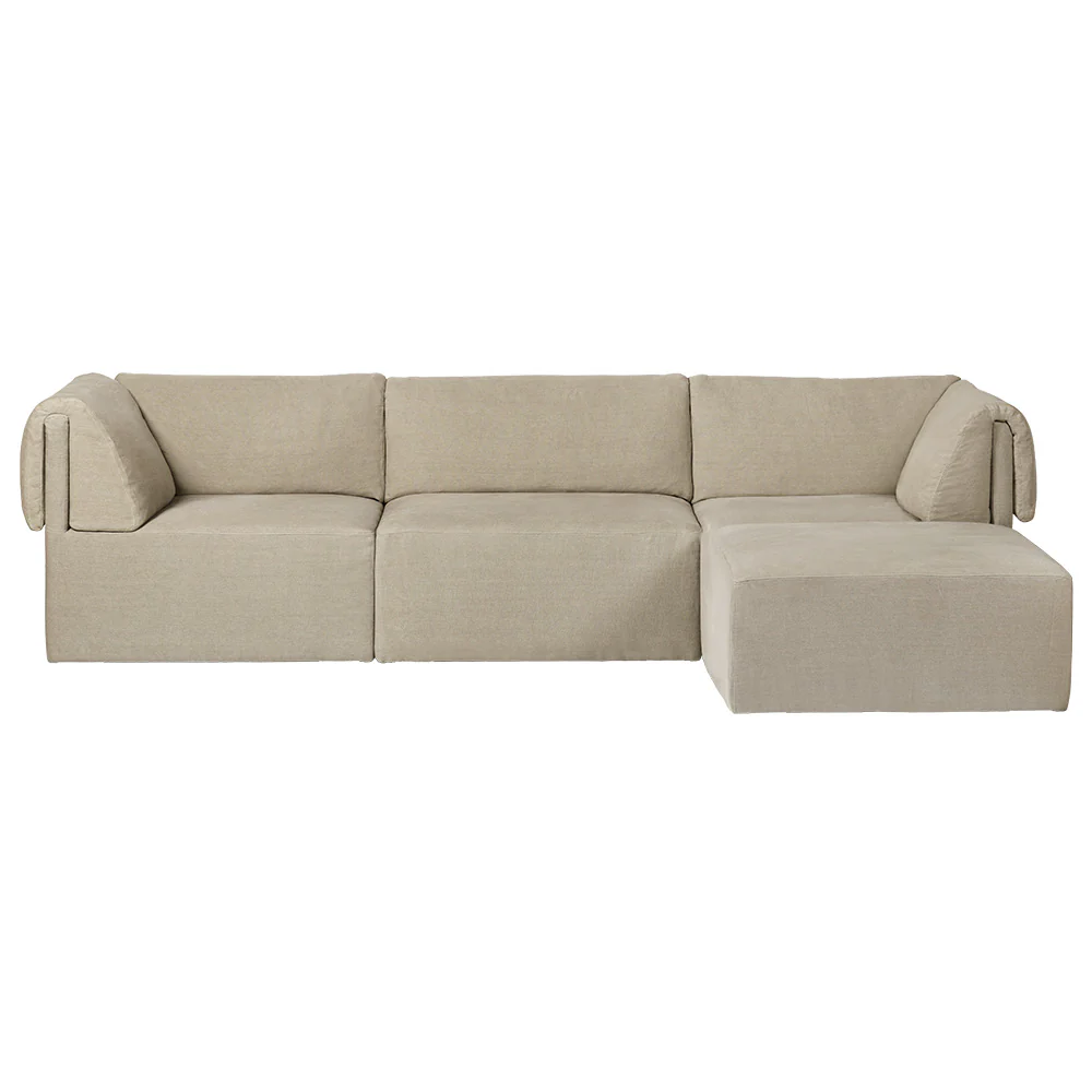 Wonder Modular Sofa - 3 Seater with Chaise Lounge - Image 2