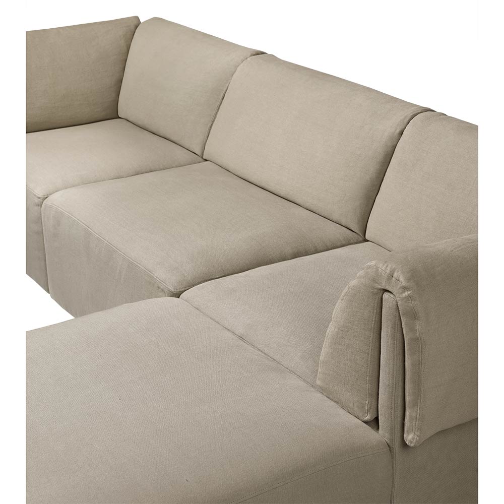 Wonder Modular Sofa - 3 Seater with Chaise Lounge - Image 4