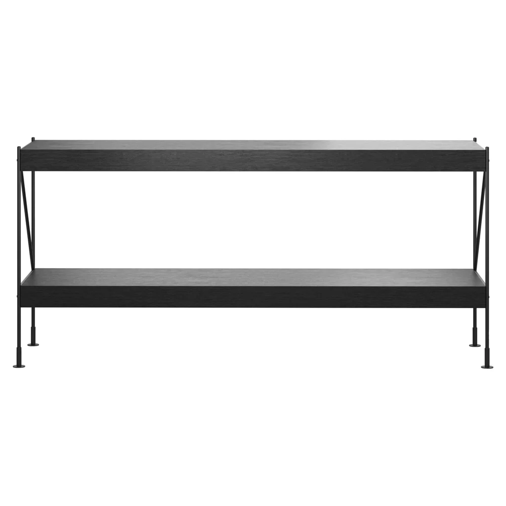 Zet Storage System 27.6''H - Black Steel, Black Oak - Image 3